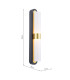Hessel Wall Light Matt Black LED-4