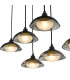 Kadience 6 Light Bar Ceiling Pendant Satin Black and Smoked Glass-8