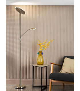 Kamika Mother & Child Floor Lamp Satin Chrome LED-2