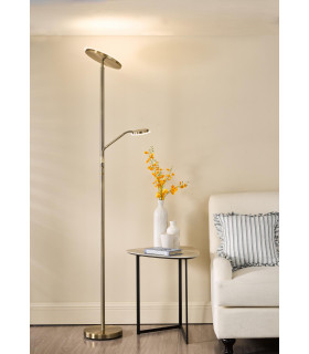 Kamika Mother & Child Floor Lamp Antique Brass LED-2