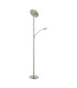 Kamika Mother & Child Floor Lamp Satin Chrome LED-8