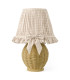Omer Table Lamp Matt Taupe and Antique Brass With Shade-5
