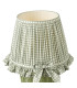 Omer Table Lamp Matt Green and Antique Brass With Shade-6