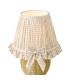 Omer Table Lamp Matt Taupe and Antique Brass With Shade-6