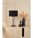 Oporto Table Lamp Matt Black With Shade-3