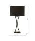 Oporto Table Lamp Matt Black With Shade-6