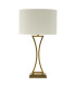 Oporto Table Lamp Aged Brass With Shade-7
