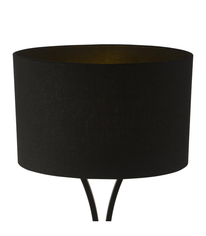 Oporto Table Lamp Matt Black With Shade-8