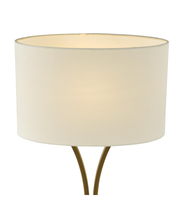 Oporto Table Lamp Aged Brass With Shade-8