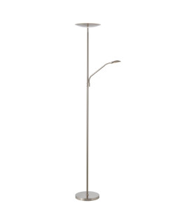 Osbert Mother & Child Floor Lamp Satin Nickel LED-1