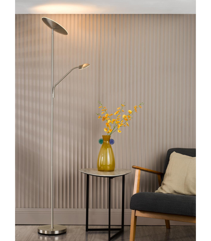 Osbert Mother & Child Floor Lamp Satin Nickel LED-4