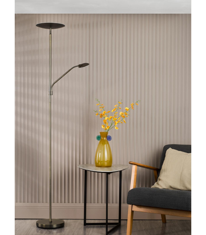Osbert Mother & Child Floor Lamp Satin Bronze LED-3