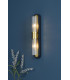 Rhian Wall Light Matt Black and Ribbed Glass-2