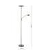 Osbert Mother & Child Floor Lamp Satin Bronze LED-6