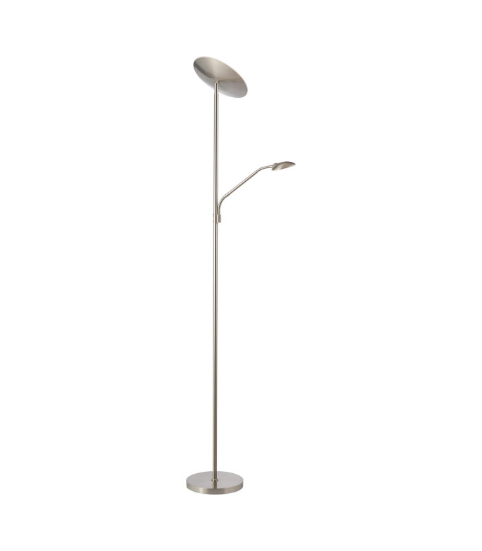 Osbert Mother & Child Floor Lamp Satin Nickel LED-8