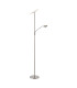 Osbert Mother & Child Floor Lamp Satin Nickel LED-10