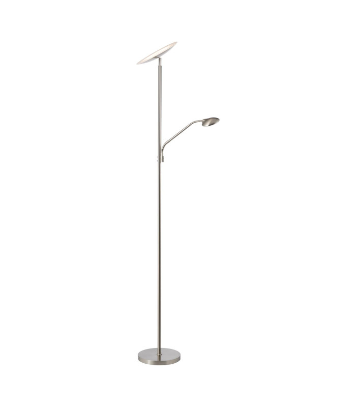 Osbert Mother & Child Floor Lamp Satin Nickel LED-10
