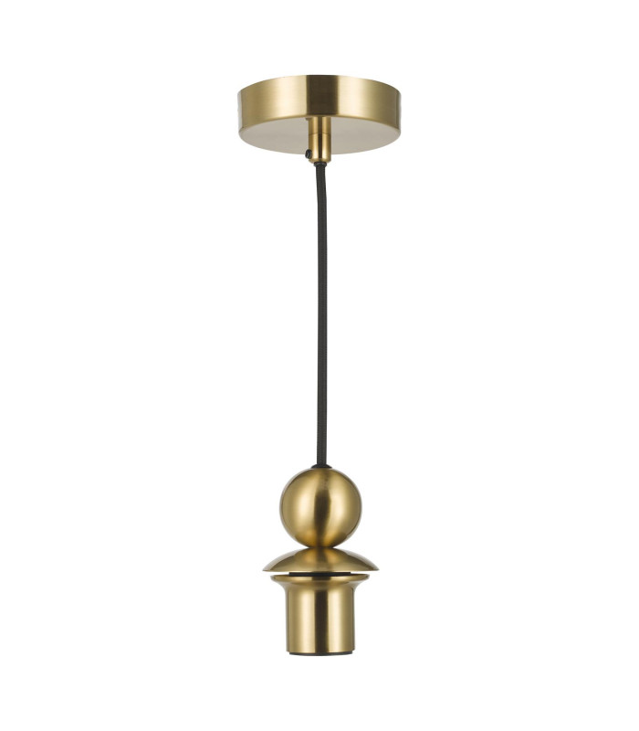 E27 Satin Brass Suspension-1