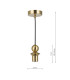 E27 Satin Brass Suspension-5