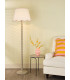 Spool Floor Lamp Taupe With Shade-2