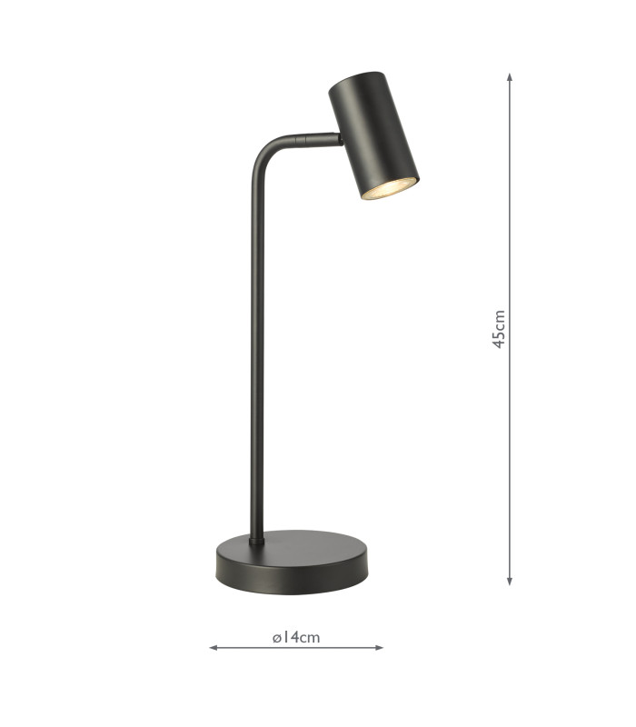Thierry Desk Lamp Matt Black-6