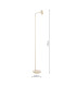Thierry Task Floor Lamp Matt Taupe-6