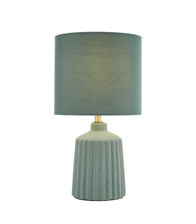 Chloris Small Table Lamp Green With Shade-1