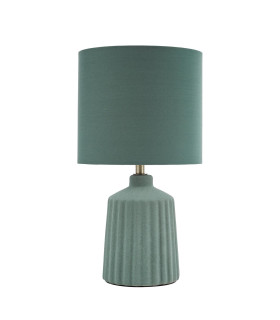 Chloris Small Table Lamp Green With Shade-2
