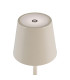 Derrick Rechargeable Outdoor Table Lamp Satin Taupe LED IP54-8