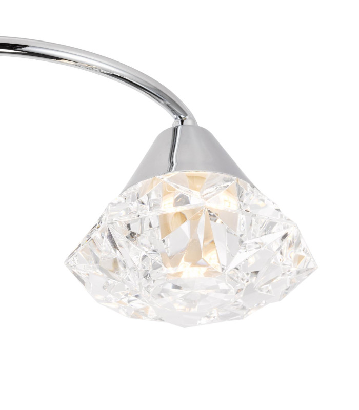 Dilys 3 Light Semi-Flush Polished Chrome-4