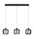 Eileen 3 Light Bar Ceiling Pendant Matt Black LED-1