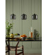 Eileen 3 Light Bar Ceiling Pendant Matt Black LED-3