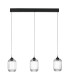Eileen 3 Light Bar Ceiling Pendant Matt Black LED-3