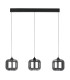 Eileen 3 Light Bar Ceiling Pendant Matt Black LED-5