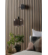 Eileen Ceiling Pendant/Wall Light Matt Black and Smoked Glass LED-3