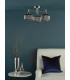 Fabrienne 3 Light Semi-Flush Satin Nickel and Smoked Glass-3