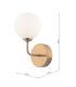Feya Wall Light Antique Bronze With Opal Glass-2