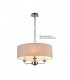 3 Light Multi Arm Ceiling Pendant without Shade, c, w 2m Chain, E14 Polished Chrome - 9