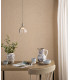 Hadano Ceiling Pendant Antique Chrome and Scalloped Bell Glass-2