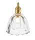 Hadano Ceiling Pendant Natural Brass and Scalloped Bell Glass-5