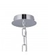 3 Light Multi Arm Ceiling Pendant without Shade, c, w 2m Chain, E14 Polished Chrome - 11