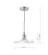 Hadano Ceiling Pendant Antique Chrome and Wavy Glass-4