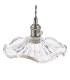 Hadano Ceiling Pendant Antique Chrome and Wavy Glass-5