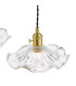 Hadano 3 Light Bar Ceiling Pendant Natural Brass and Wavy Glass-10