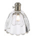 Hadano 3 Light Bar Ceiling Pendant Antique Chrome and Scalloped Bell Glass-9