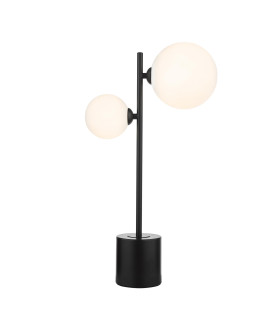 Spiral Table Lamp Matt Black