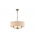 3 Light Multi Arm Ceiling Pendant without Shade, c, w 2m Chain, E14 Antique Brass - 11
