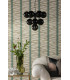 Vine 10 Light Ceiling Pendant Satin Black With Black Confetti Glass-5