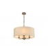 3 Light Multi Arm Ceiling Pendant without Shade, c, w 2m Chain, E14 Antique Brass - 14