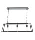 Claudia 3 Light Bar Ceiling Pendant Matt Black-1